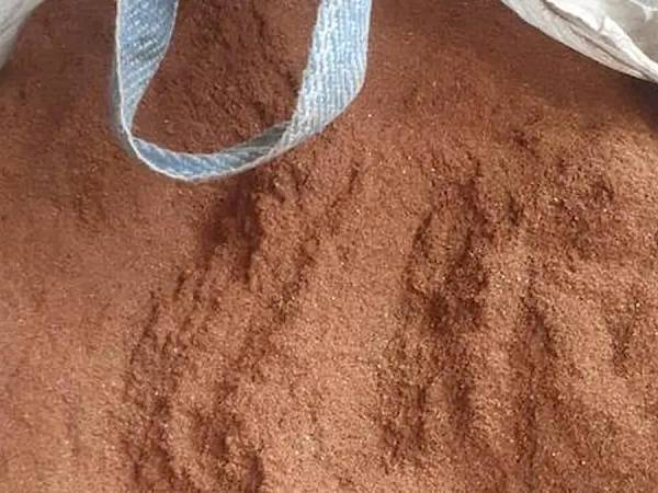 Big-bag içinde ince bakır granül